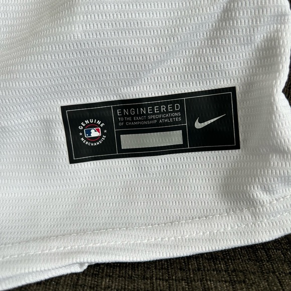 Nike Authentic Atlanta Braves MLB Baseball White Jersey Women’s Sz: Large - Picture 3 of 5